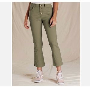 Rust Toad & Co Women's Earthworks Kick Flare Pant Size 2